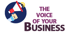 The Voice of your business Logo
